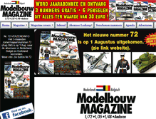 Tablet Screenshot of modelbouwmagazine.nl